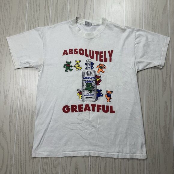 Vintage Grateful Dead Absolute Vodka Shirt - Picture 1 of 7